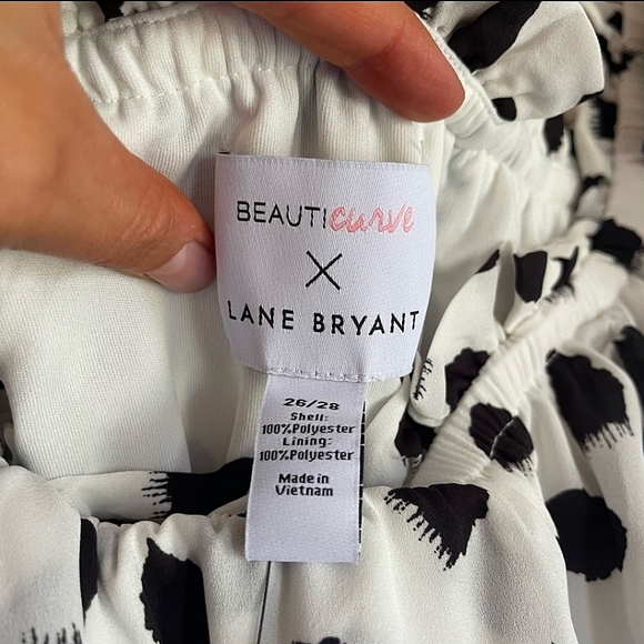 🎉7xHP🎉 NWT BeautiCurve X Lane Bryant Animal Dot Maxi Dress - Picture 6 of 9